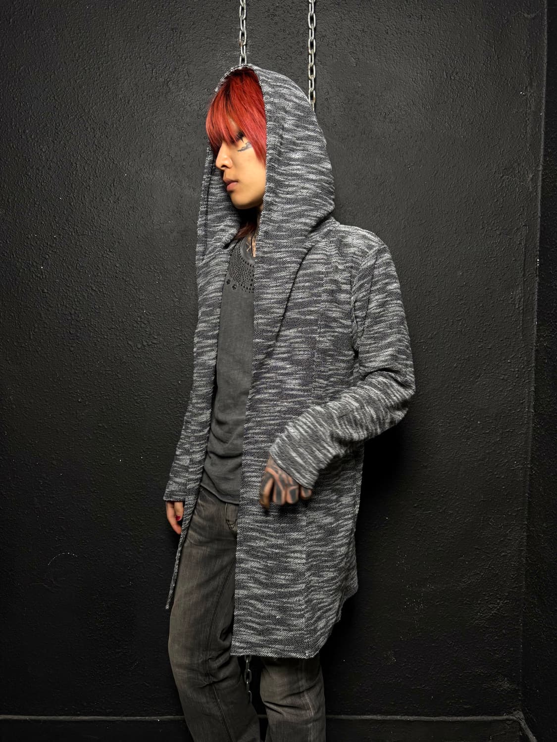 Hooded Knit Cardigan 상품이미지1