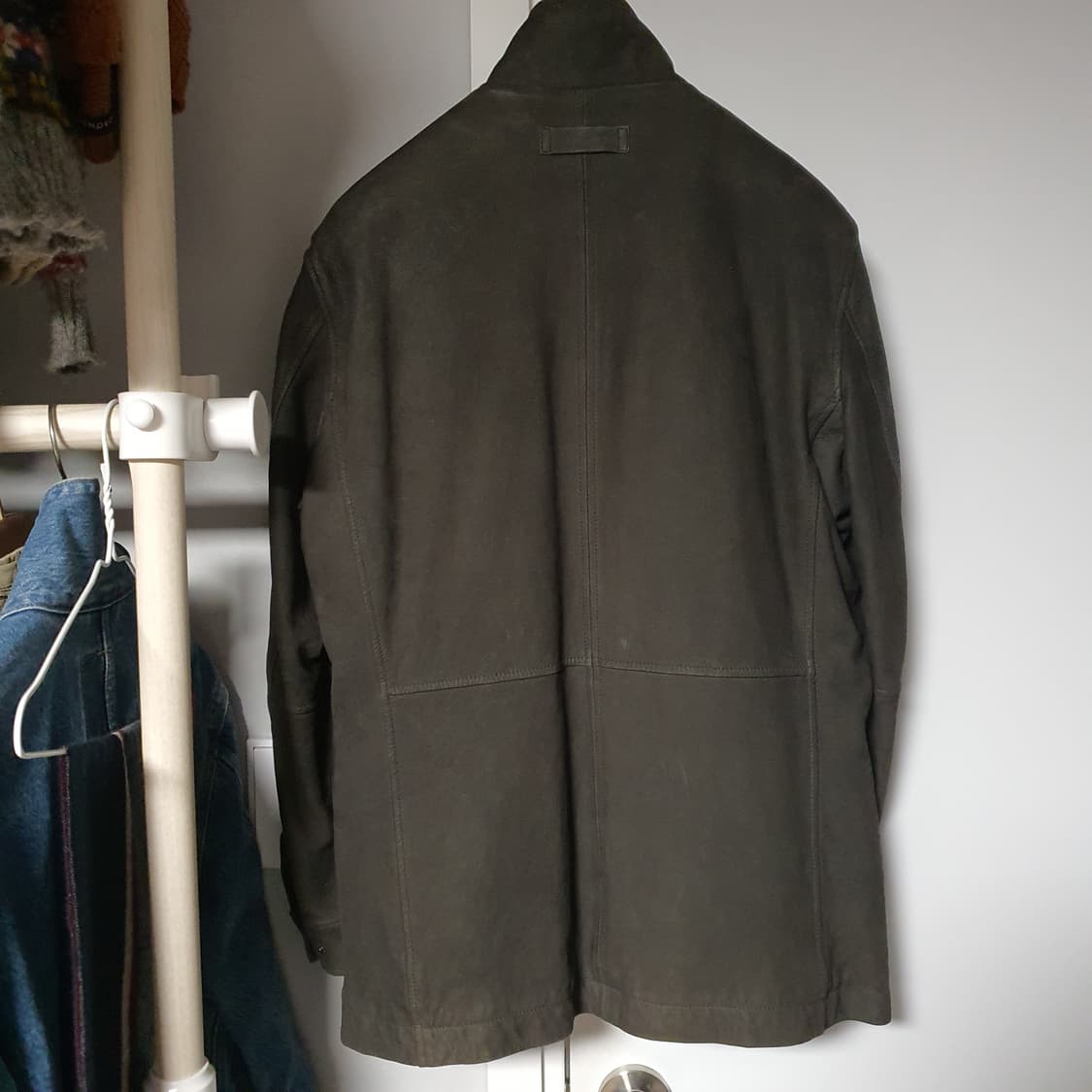 [100] 헨리코튼 가죽 누벅 자켓 (양가죽) 상품이미지3