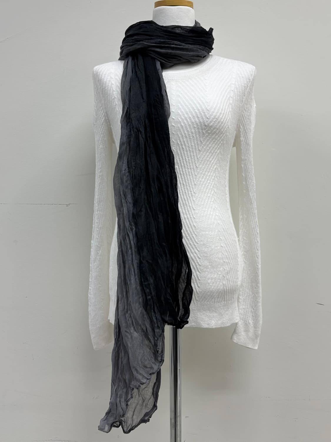 빈티지 그레이 머플러 목도리 상품이미지1