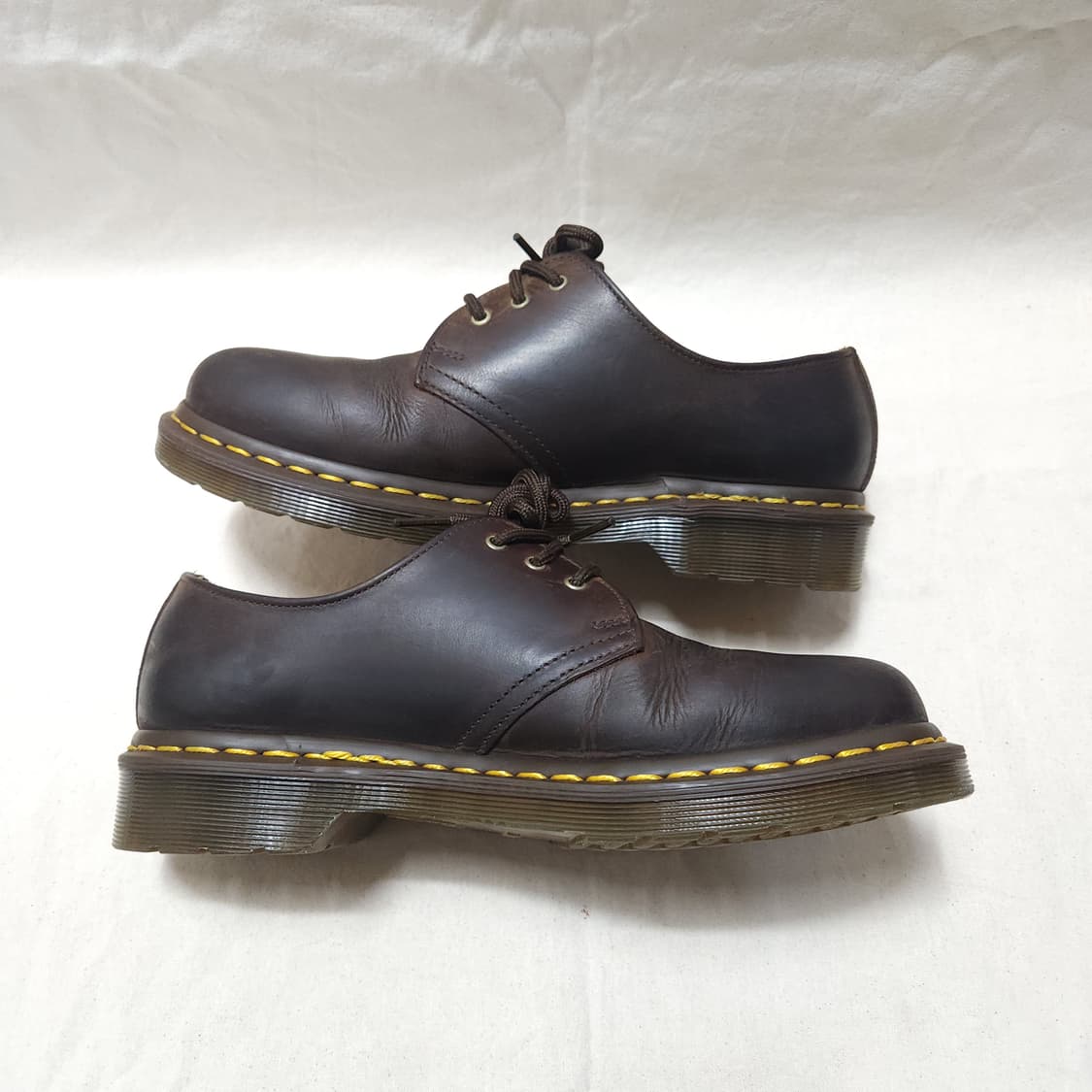 [6UK] 닥터마틴 1461 브라운 3홀  (250~255) 남여 상품이미지5