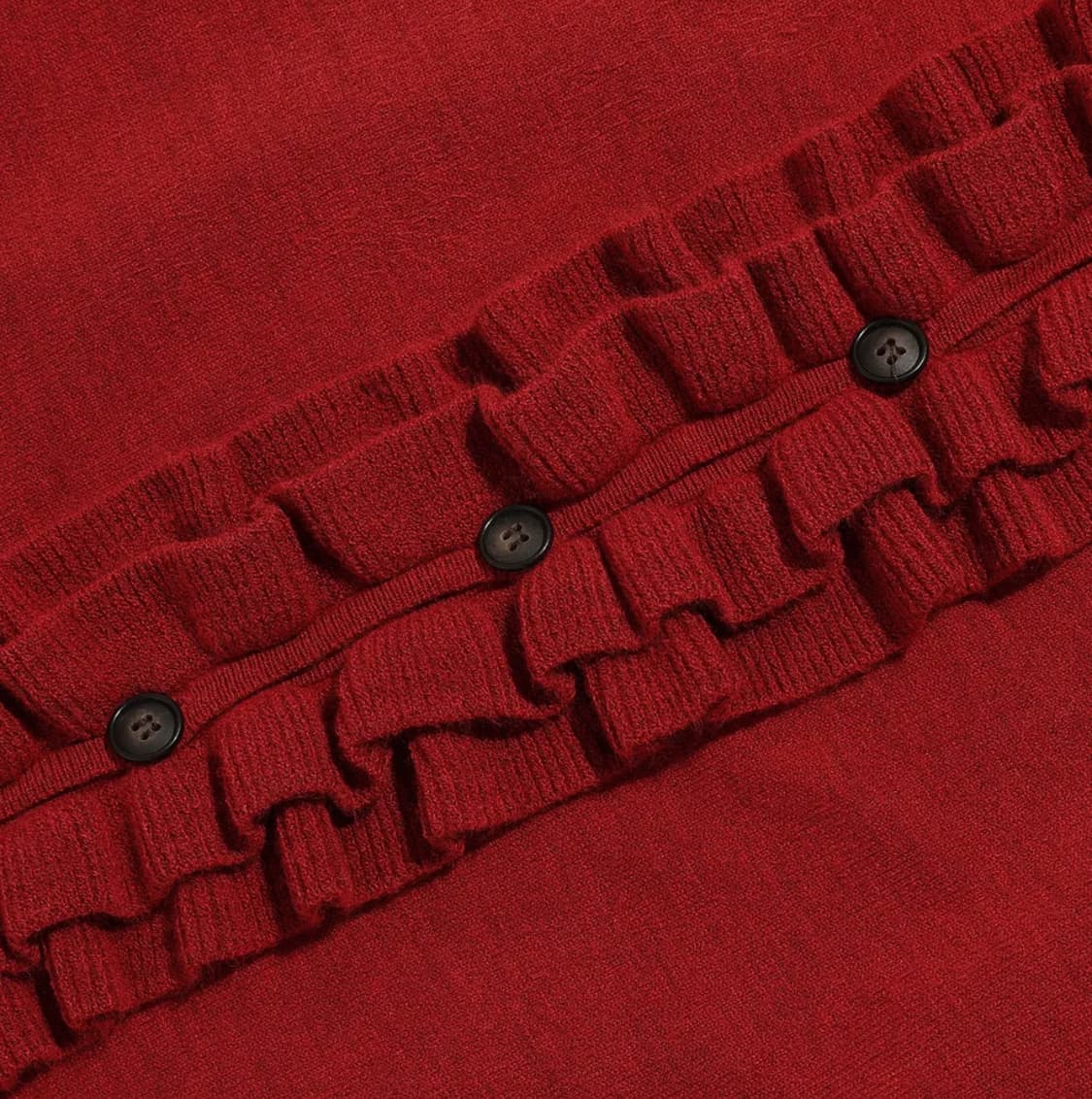 나이스고스트클럽 레드 가디건 상품이미지3