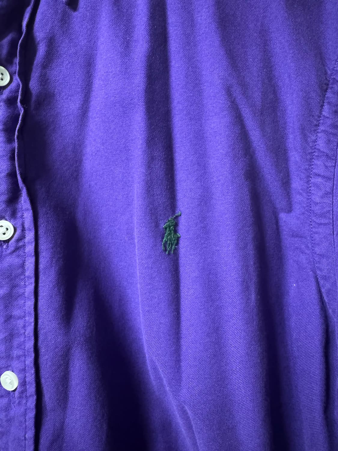 폴로 랄프로렌 퍼플 셔츠 L  상품이미지5