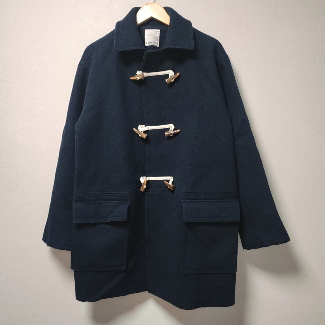 [Free] 톰보이 네이비 떡볶이 코트 상품이미지1