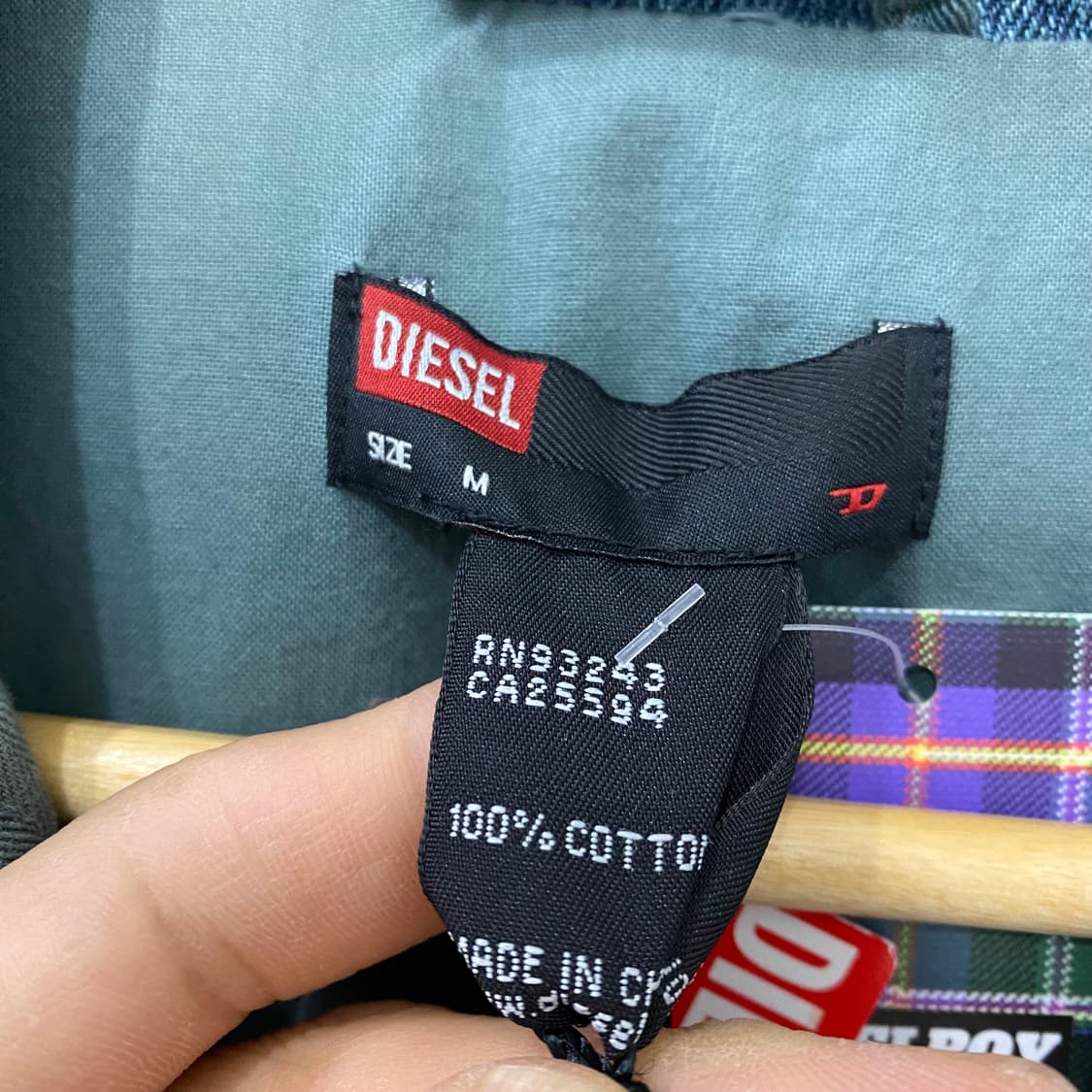 여성용 디젤 크롭 자켓(M) 상품이미지5