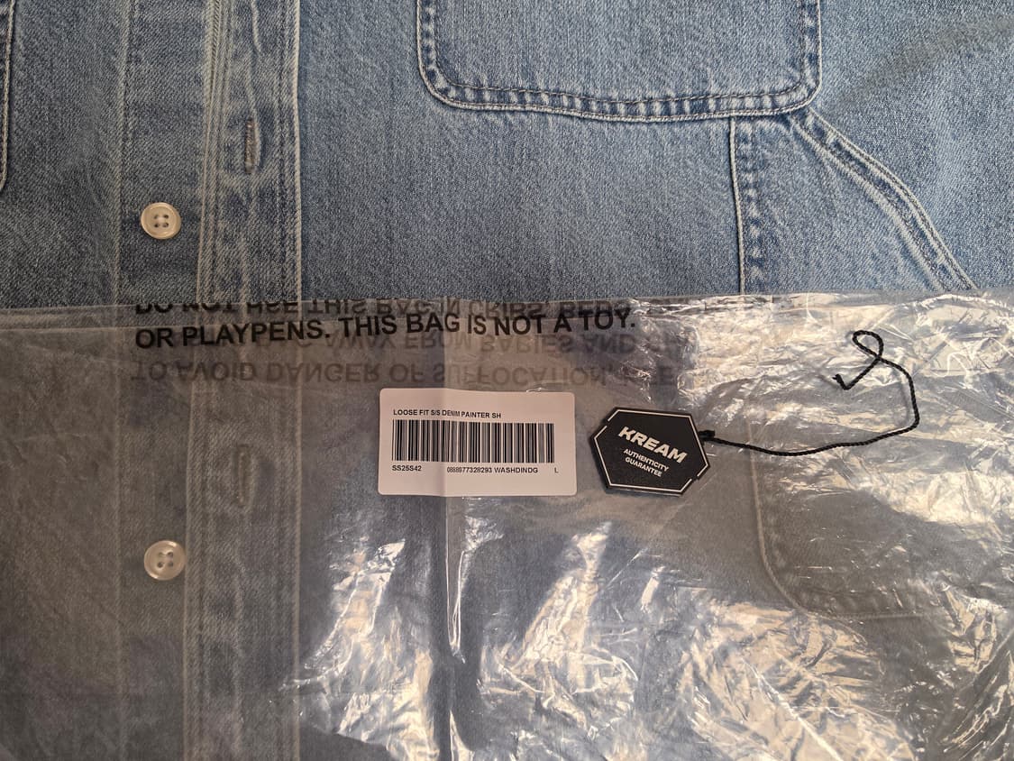 슈프림 페인터 반팔 데님 셔츠 상품이미지5