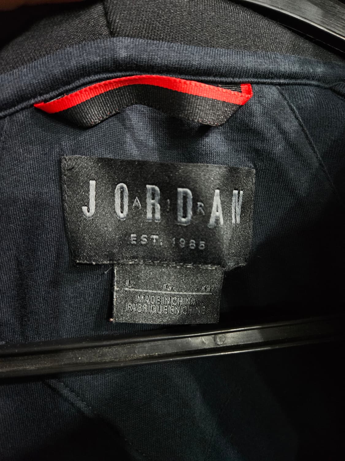 에어 조던 블랙컬러 남성 105~110 후드집업 자켓  상품이미지3