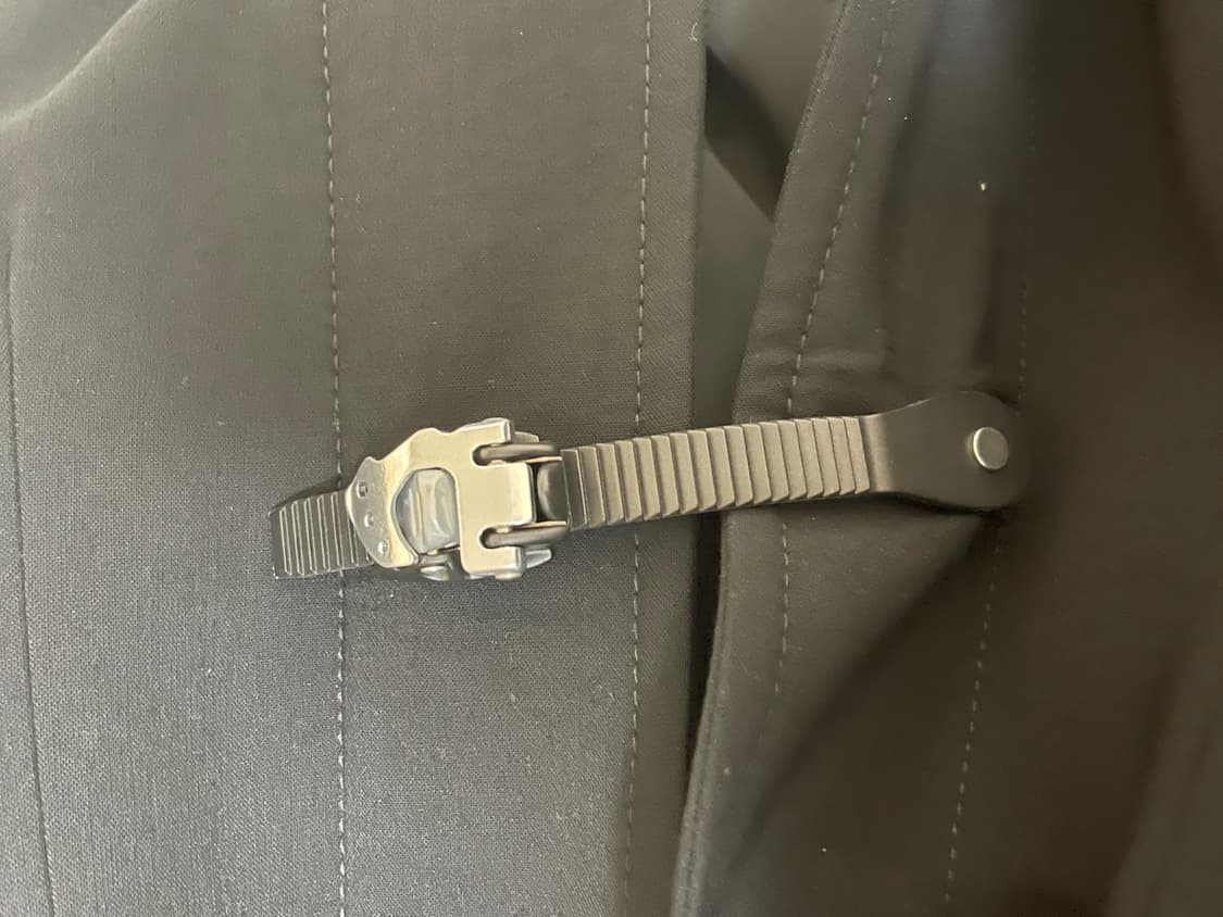 디스퀘어드2 (Dsquared2) 버클 레이어드 디자인 울코트 중고 상품이미지6