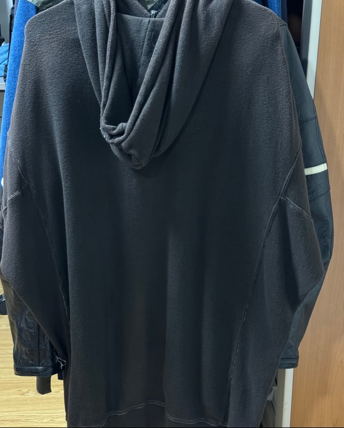 R13 니트 스컬 프린팅 후드 상품이미지4