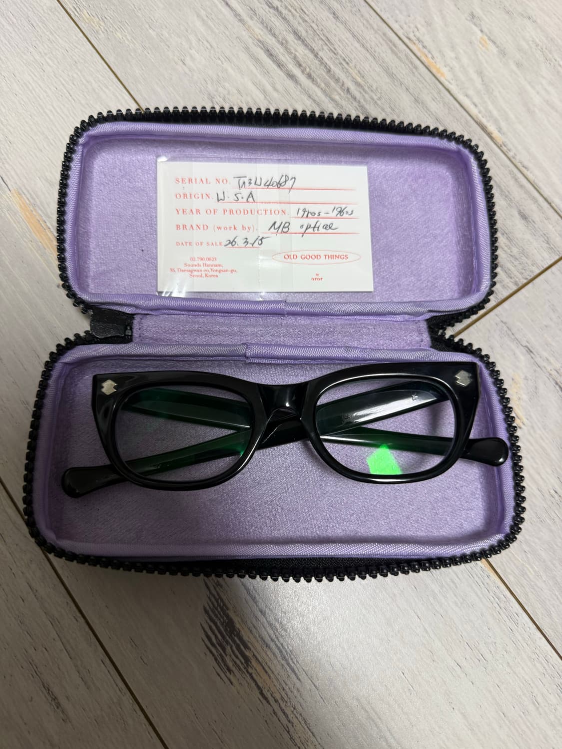 오르오르 올드굿띵스 엠비 옵티컬 아메리칸 빈티지 프레임 상품이미지1