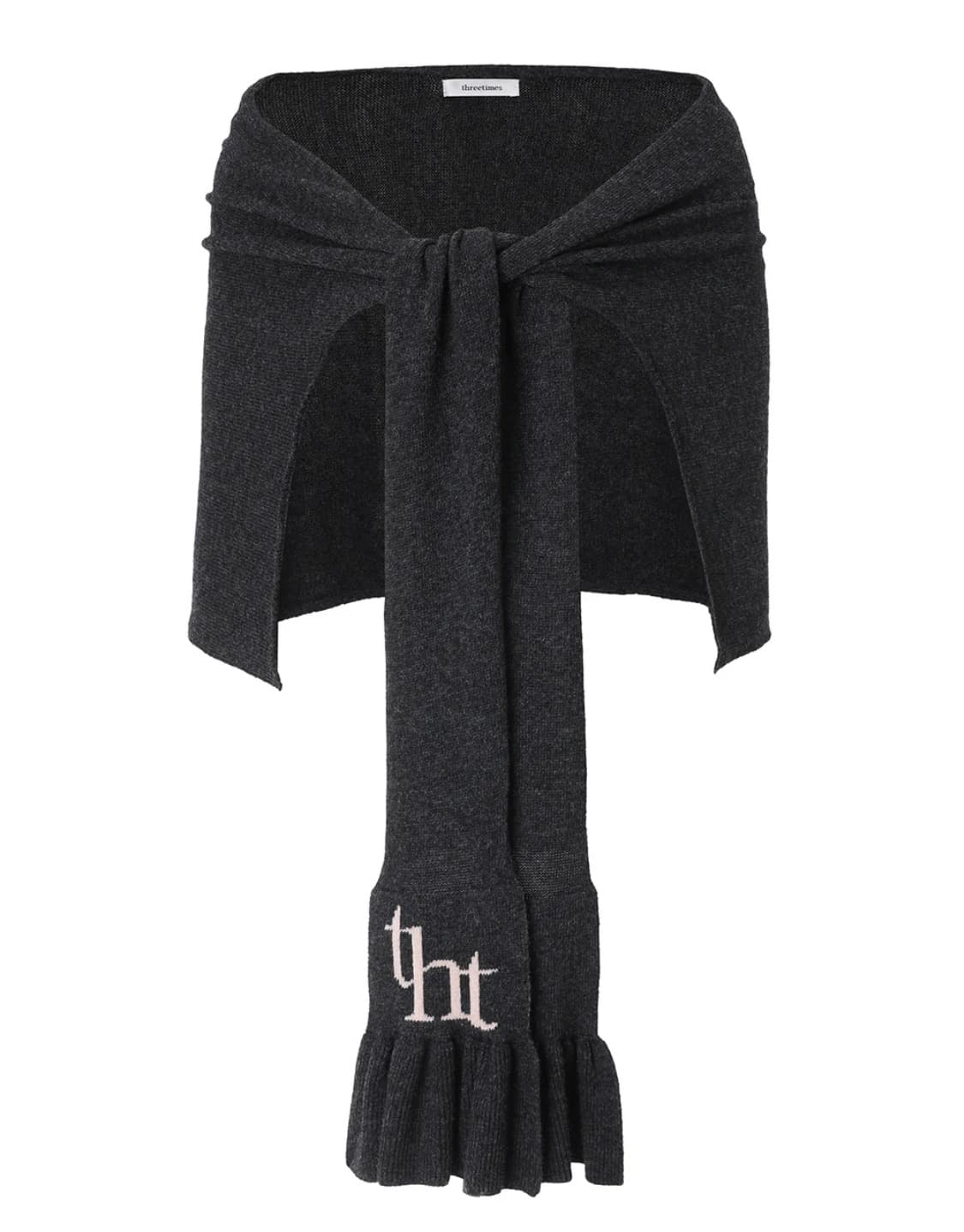 Threetimes Lotus muffler 쓰리타임즈 로투스 머플러 상품이미지1