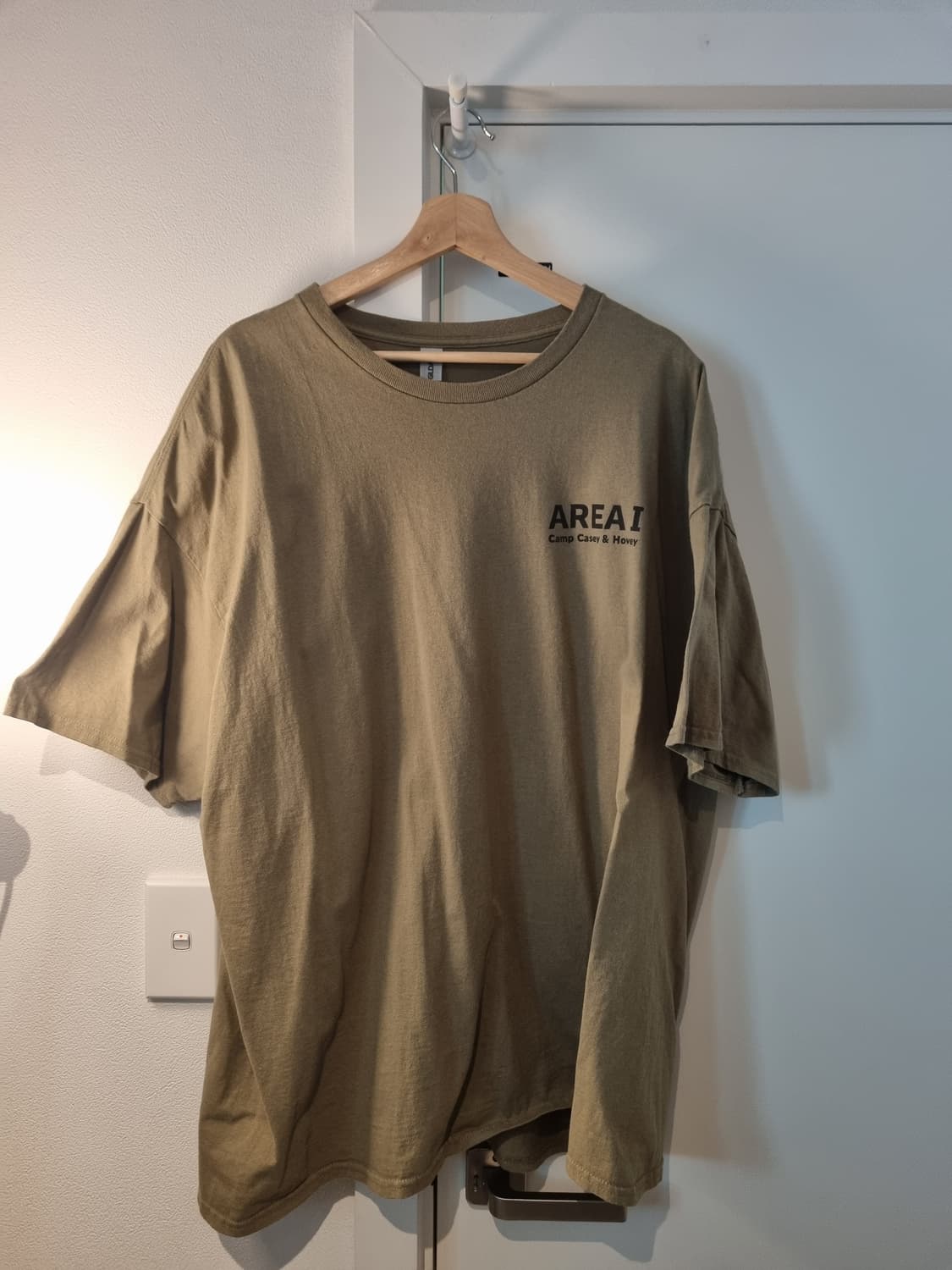 카투사 군용 지급용 길단 카키 반팔 티셔츠 3xl 상품이미지1