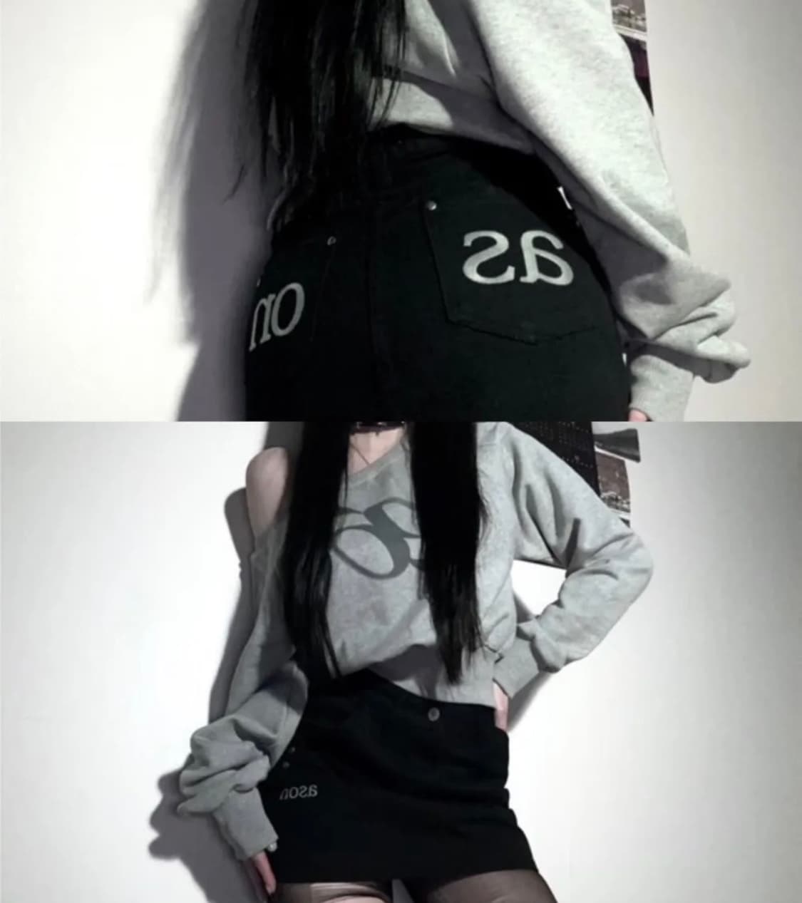 ASON/MANDY SWEATSHIRT / GRAY 상품이미지1