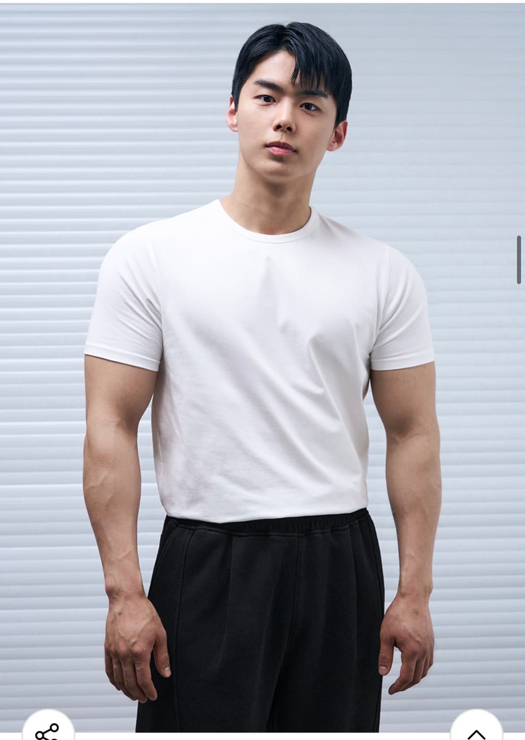 (XL) 드로우핏 만재 콜라보 러스티 머슬핏 티셔츠 WHITE 반팔 상품이미지6