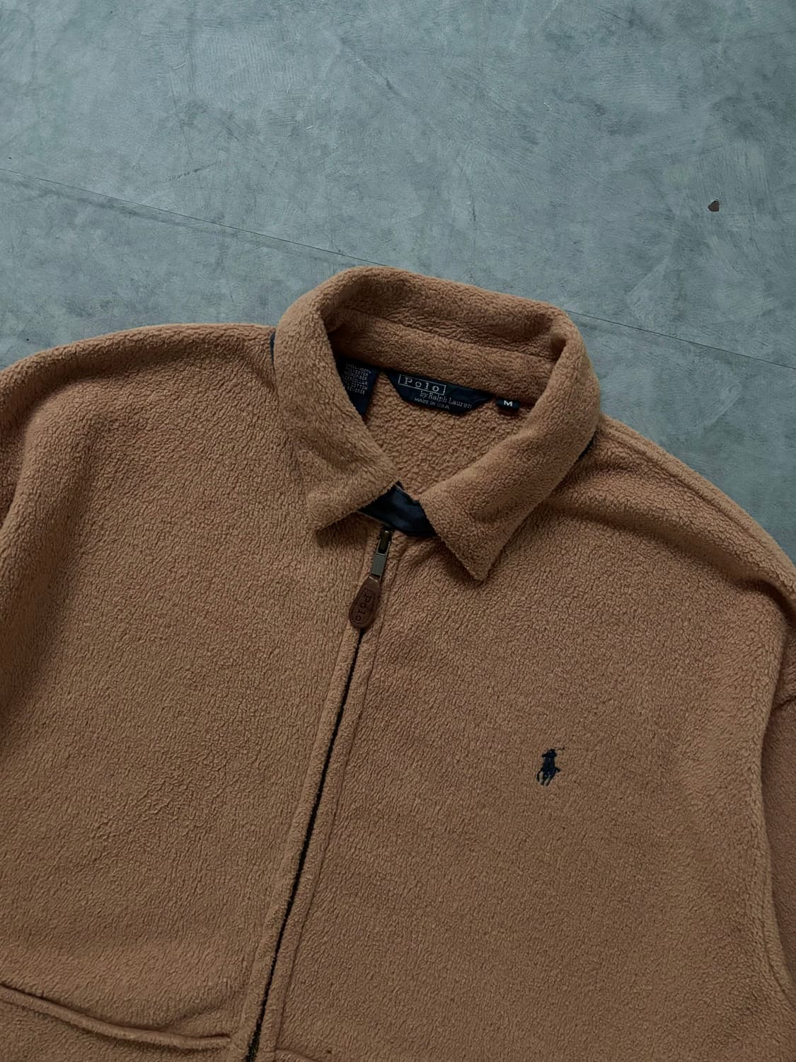 Polo 폴로 90’s USA 베이지 플리스 자켓 상품이미지4