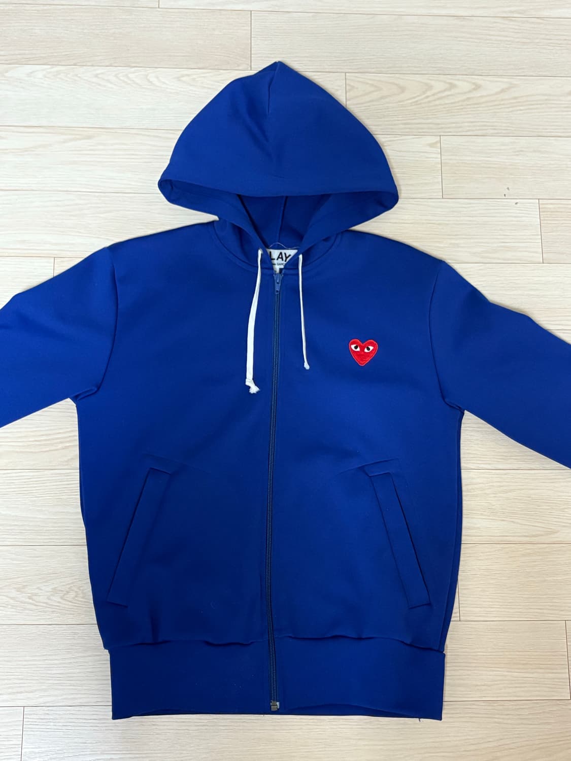 꼼데가르송 후드집업 블루 상품이미지1