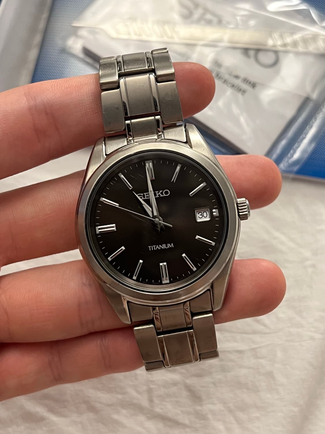세이코 sur373p1 티타늄 블랙 40mm 상품이미지3