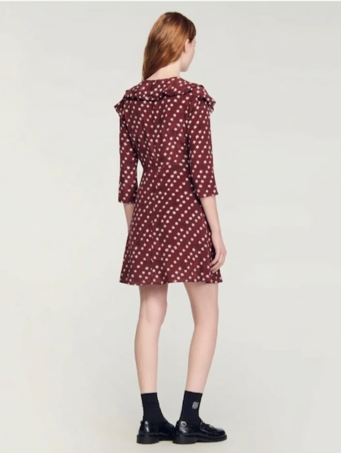 산드로 슈팅스타 실크100 미니원피스 1사이즈 상품이미지3