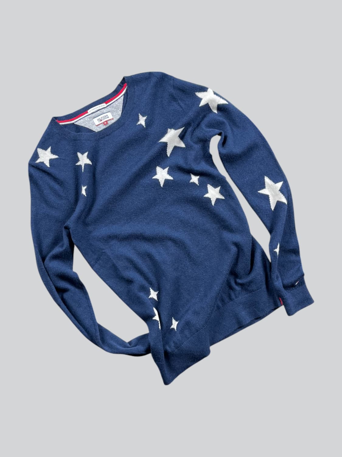 Tommy Hilfiger 별 패턴 네이비 니트  상품이미지1
