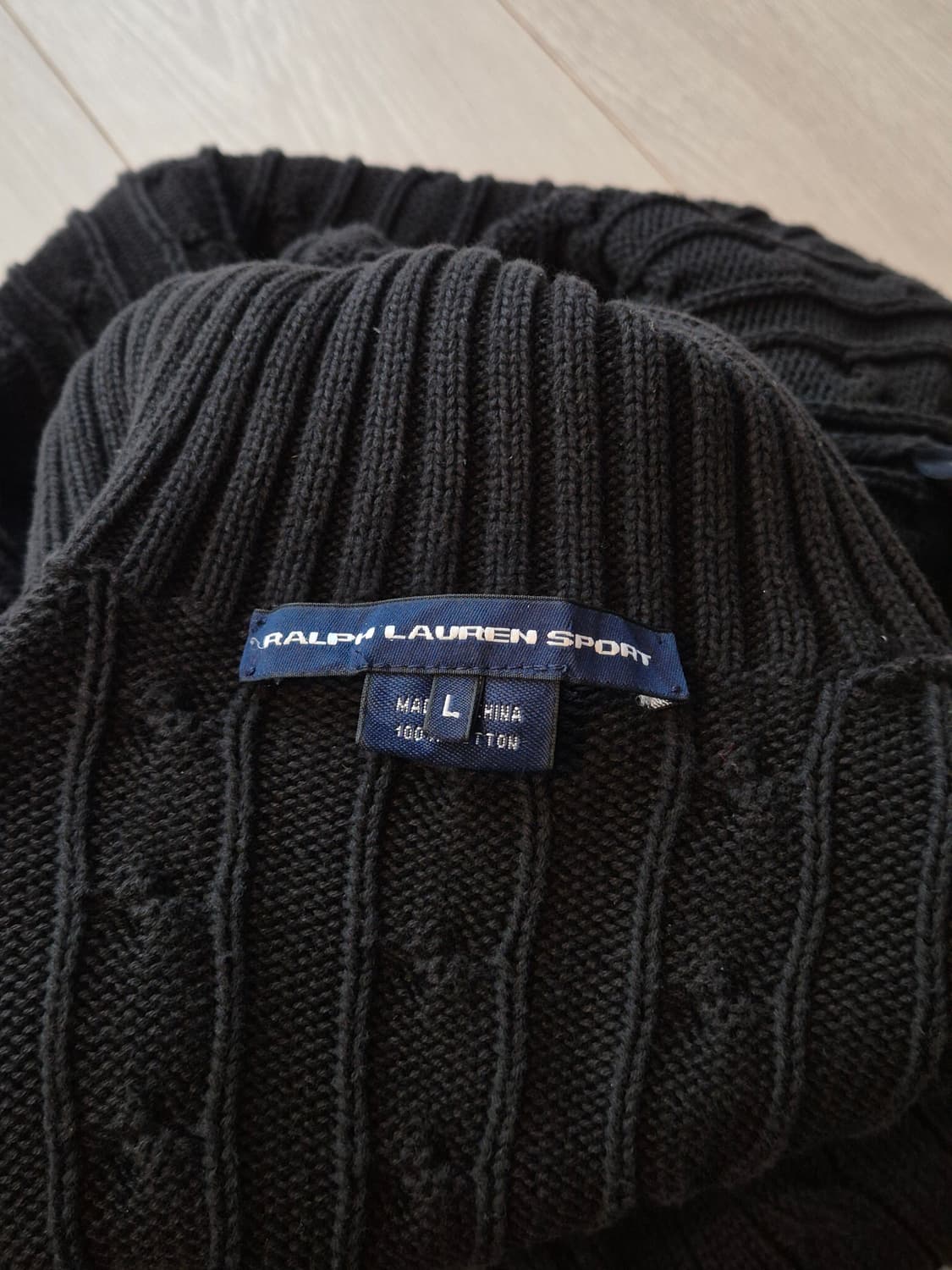랄프로렌스포츠 니트 (블랙/44~55) 상품이미지3