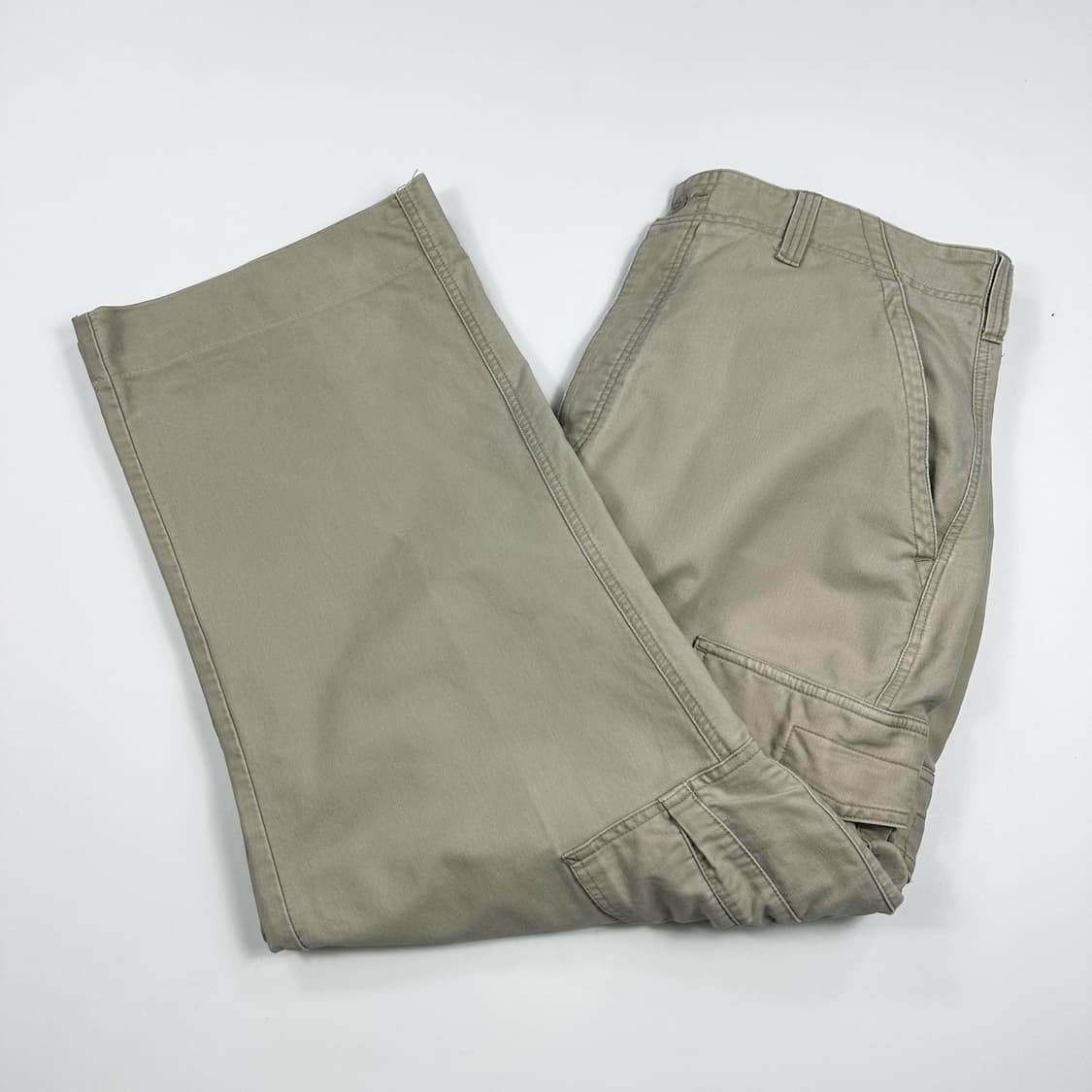 VTG 빈티지 와이드 아이보리 카고팬츠 (36인치) 상품이미지2