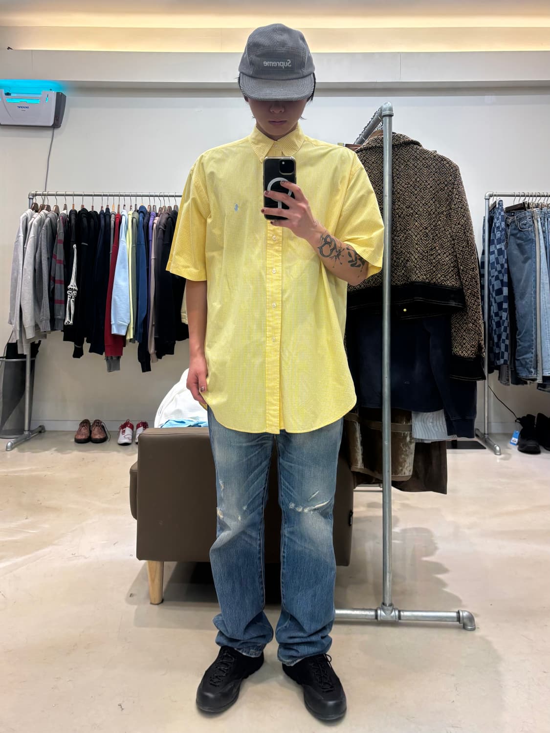 폴로 랄프로렌 체크 반팔 셔츠 상품이미지8