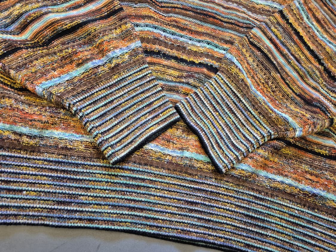 90s MISSONI collar knit 상품이미지4