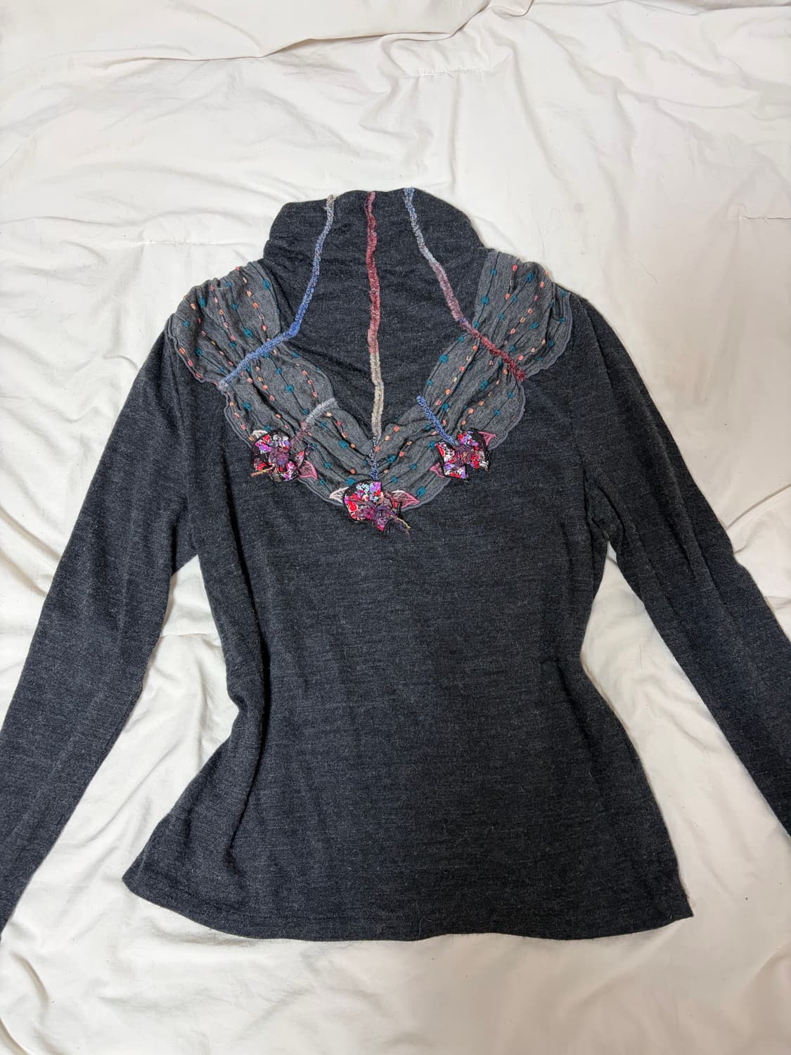 오리엔탈 터틀넥 니트탑 상품이미지2