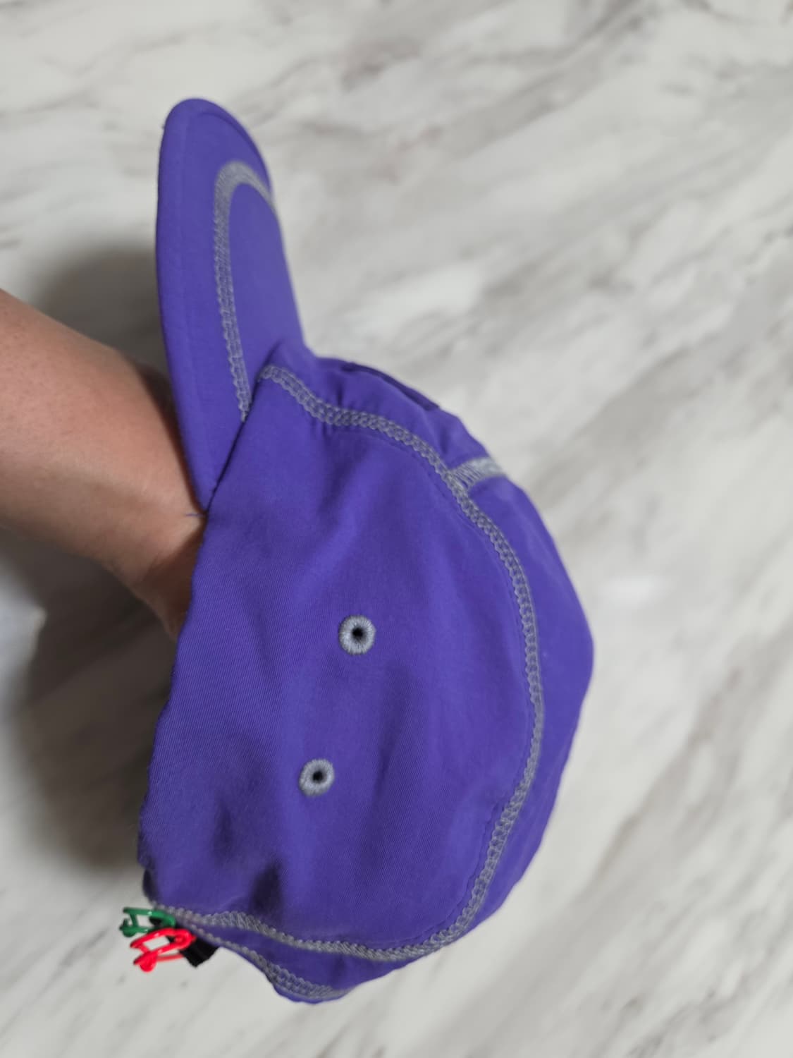 슈프림 리플렉티브 스티치 퍼플 캠프캡 상품이미지5