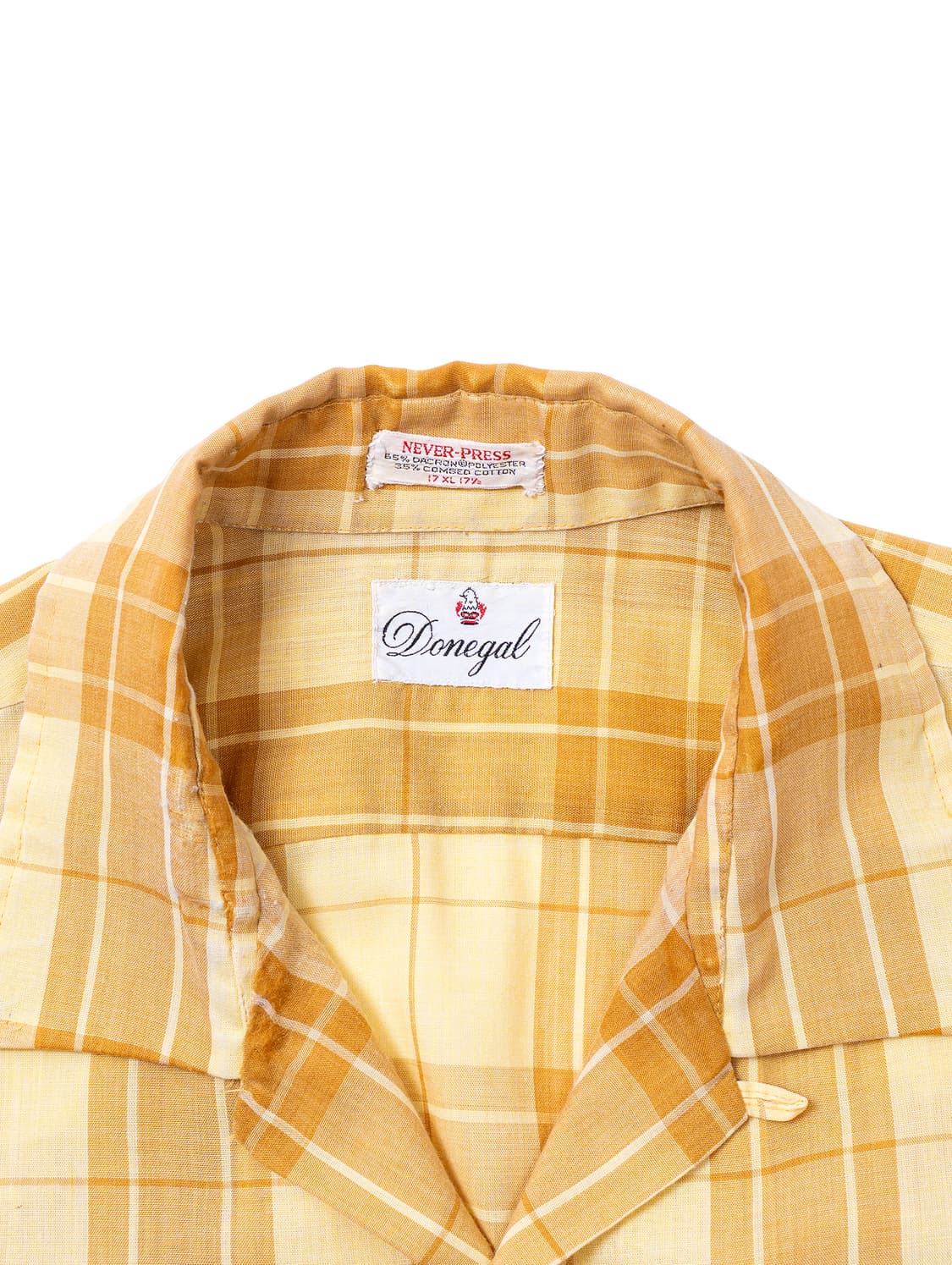 60s Donegal Loop Collar Check Shirt 상품이미지2
