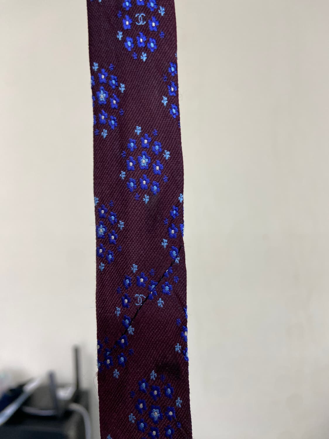 샤넬(CHANEL)  신형 모노그램 명품 정품 넥타이 상품이미지10
