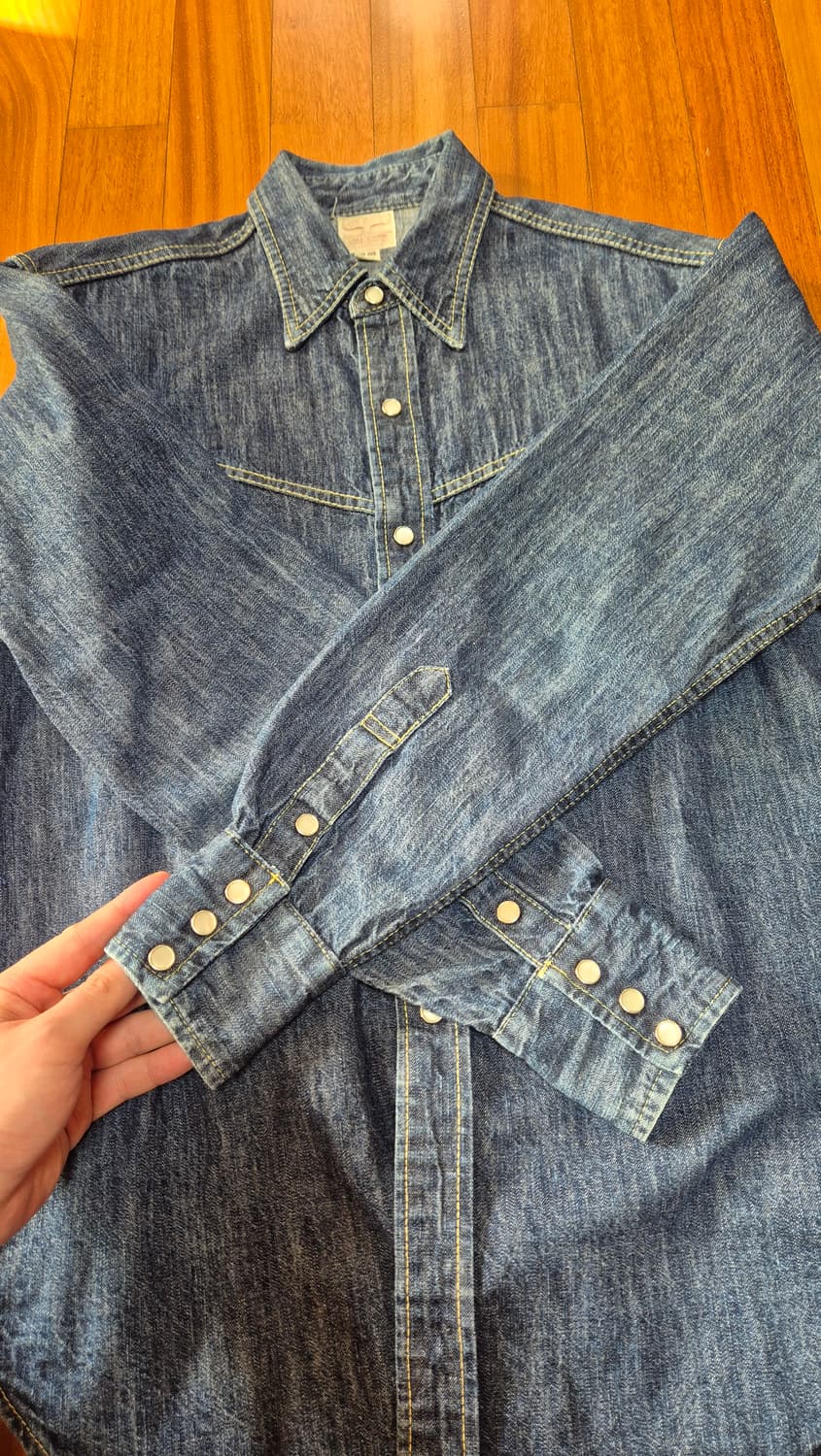 조맥코이 데님 웨스턴 셔츠 상품이미지3