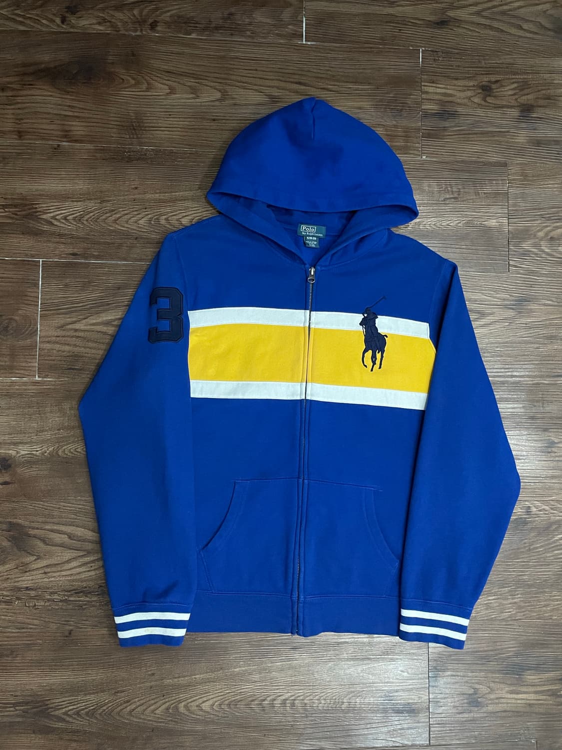 폴로 랄프로렌 빅포니 후드집업 블루 95 상품이미지1