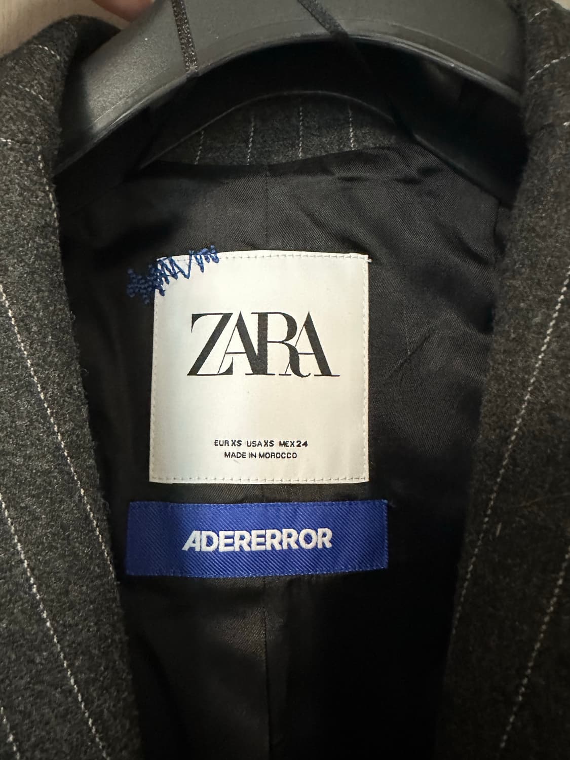 자라 아더에러 스트라이프 오버사이즈 블레이저 상품이미지2