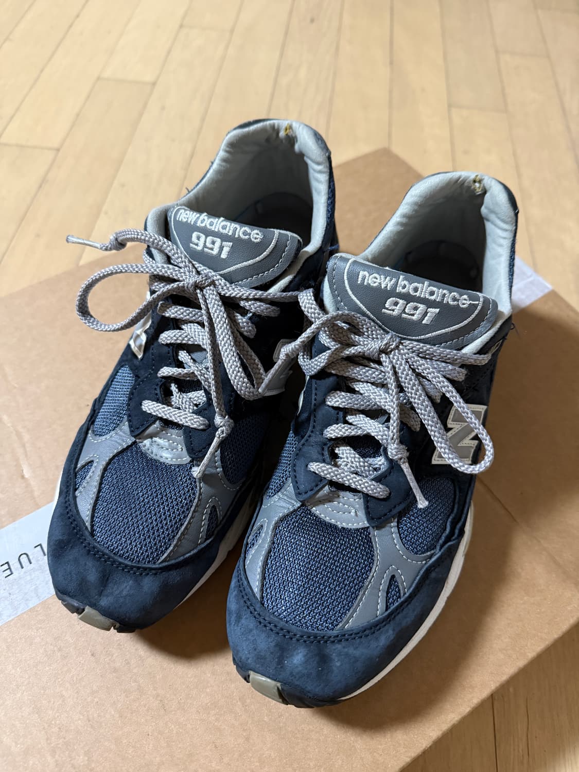 [265] 뉴발란스 991 메이드 인 UK 네이비 상품이미지1