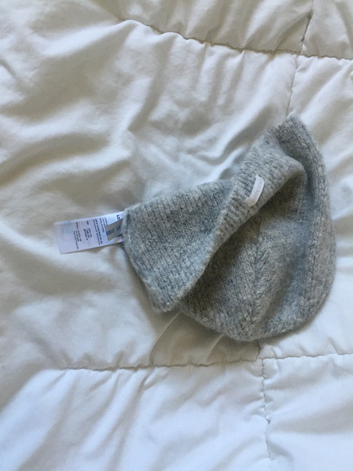 로우클래식 비니 SOFT ALPACA BEANIE_LIGHT GREY 상품이미지8