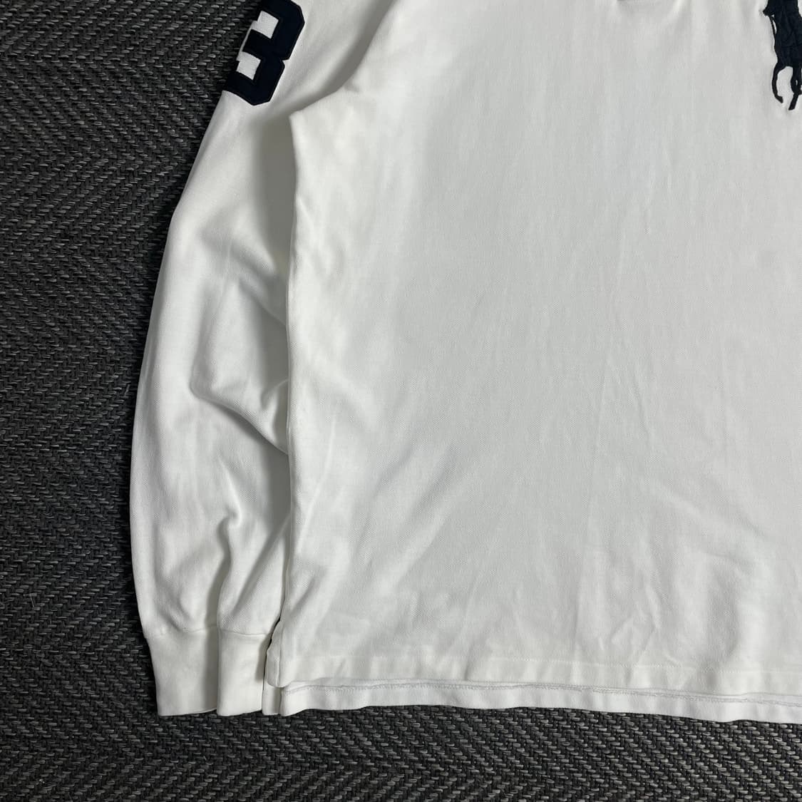 폴로 랄프로렌 빅포니 화이트 pk 카라 긴팔 티셔츠 y 3710 상품이미지3