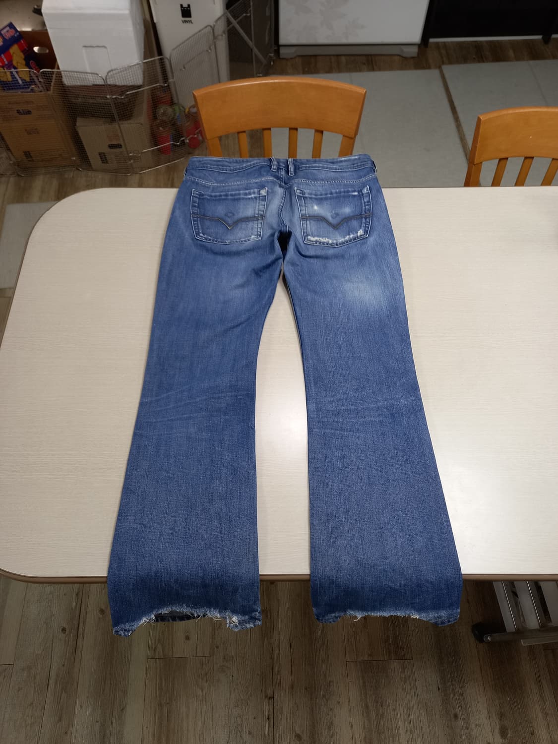 34-35 DIESEL ZATHAN 데미지워싱 부츠컷 34-595 상품이미지2