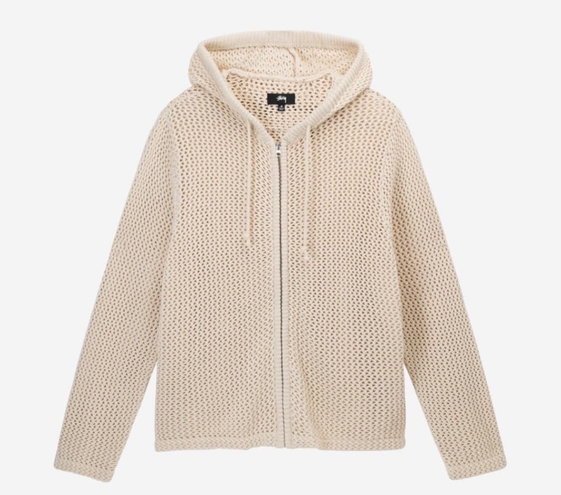 스투시 메쉬 네트 후드 집업 (L) 상품이미지1