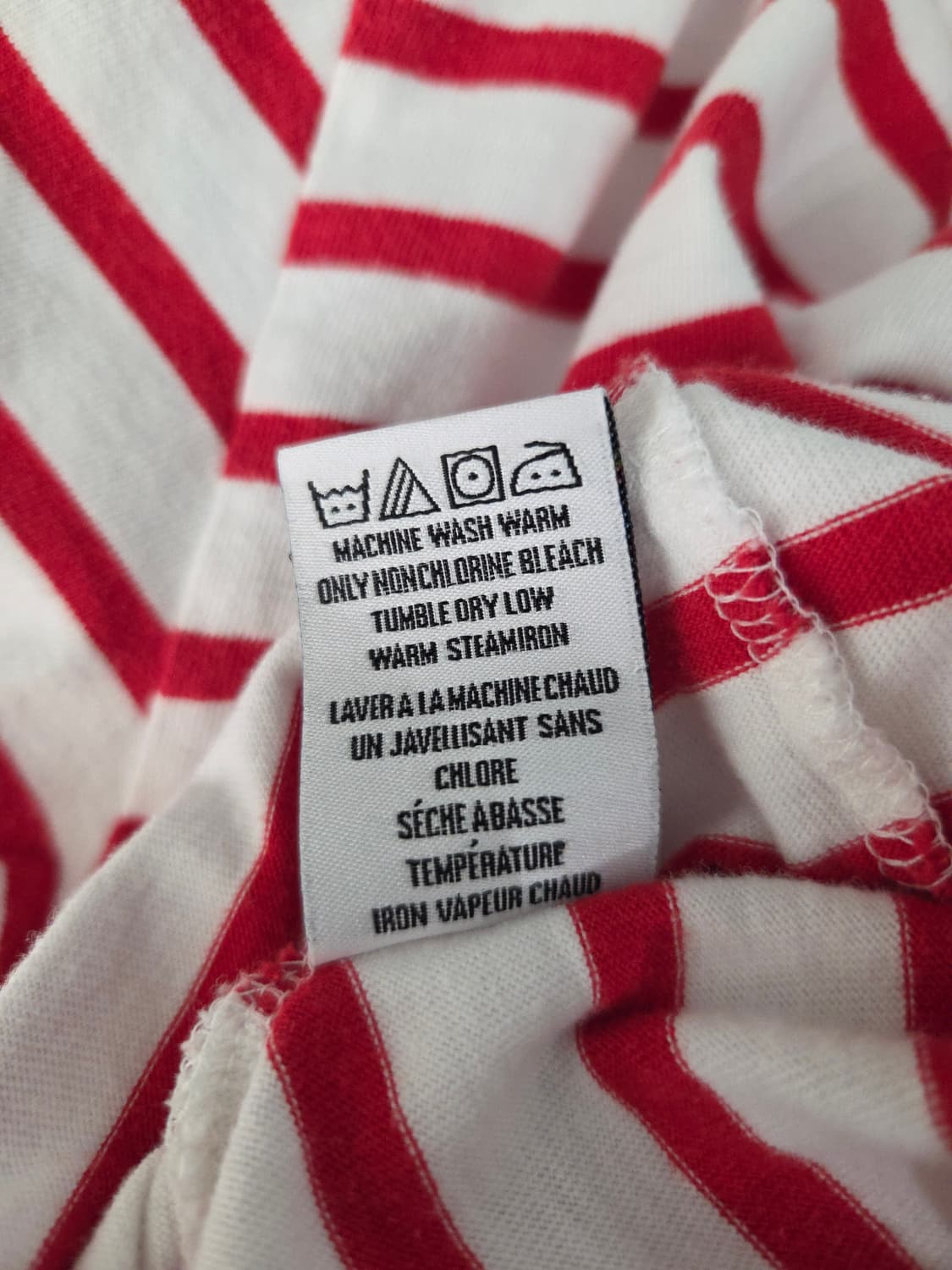 SAINT JAMES 세인트제임스 레드 스트라이프 반팔 티셔츠 상품이미지10