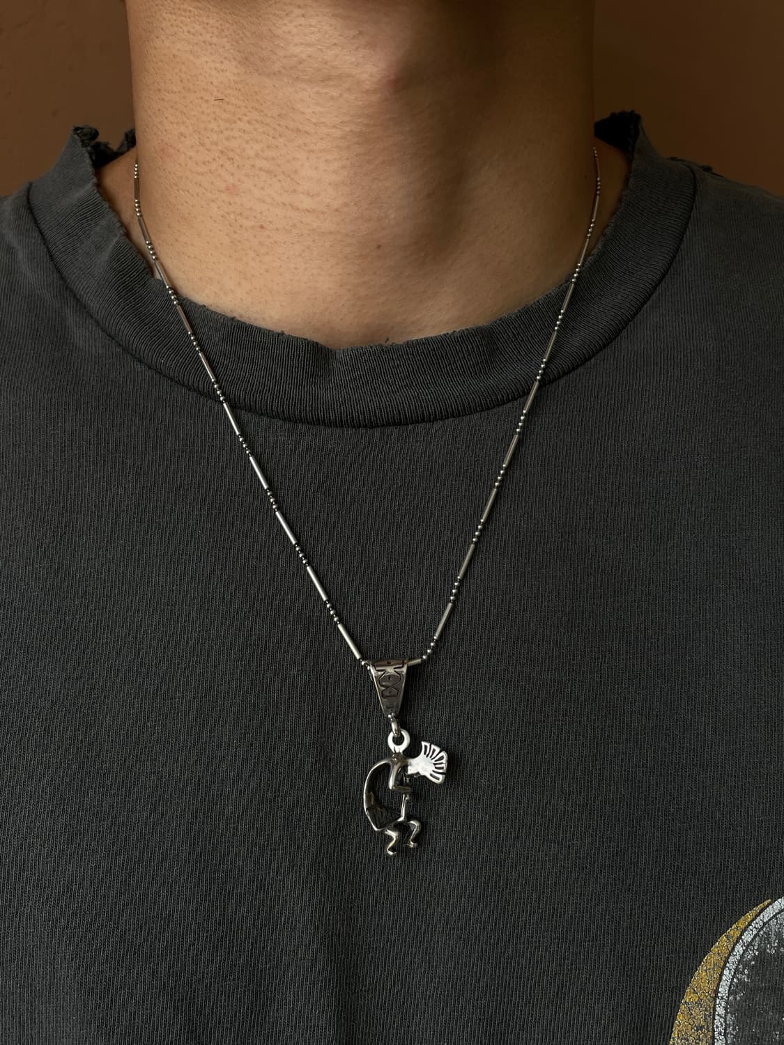 Vintage 925 Silver Kokopelli Necklace 상품이미지1
