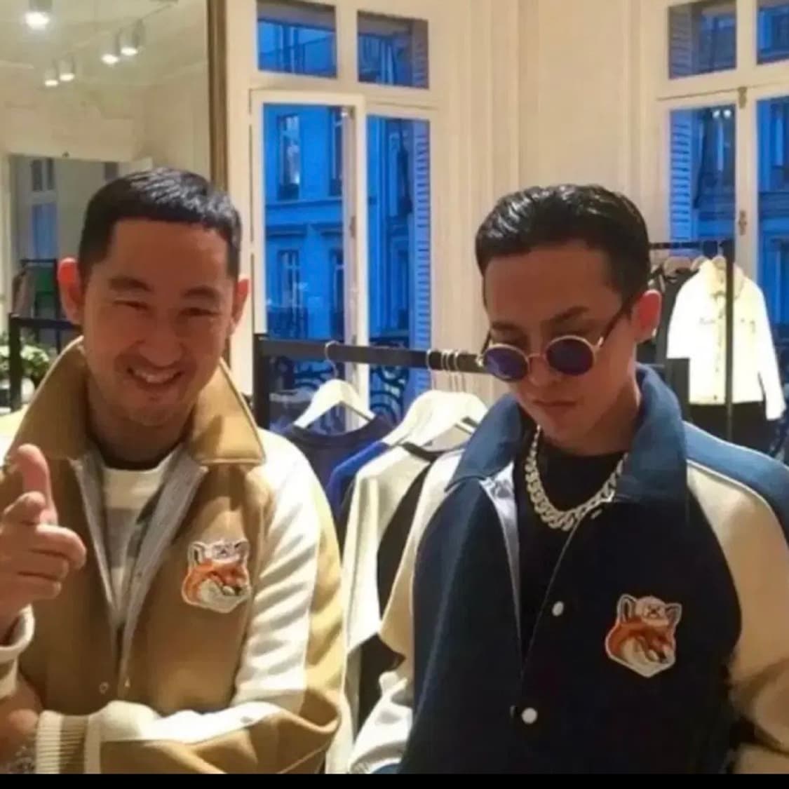 (L) 메종키츠네 15fw 국뽕 테디 자켓 상품이미지6