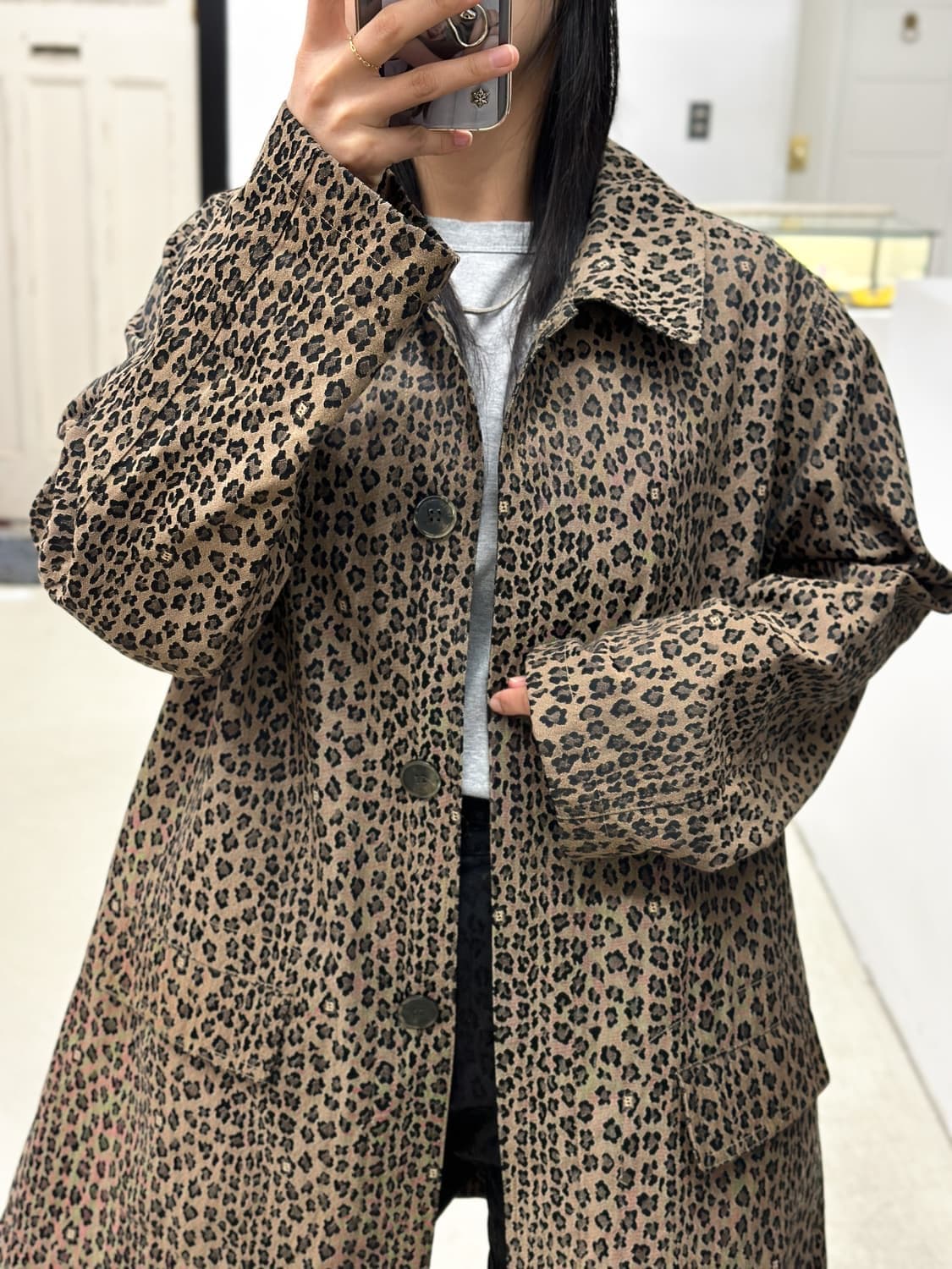 펜디 1990AW 레오파드 아카이브 코트 자켓 상품이미지2