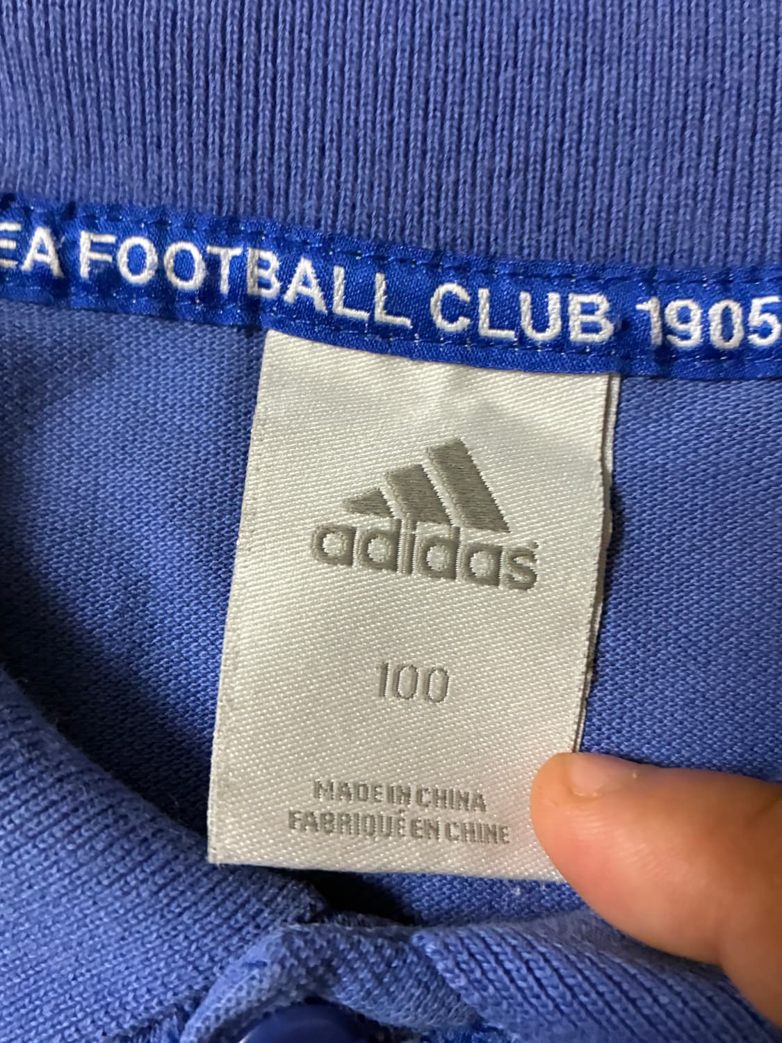 아디다스 첼시 FC 배색 카라티 100 상품이미지2