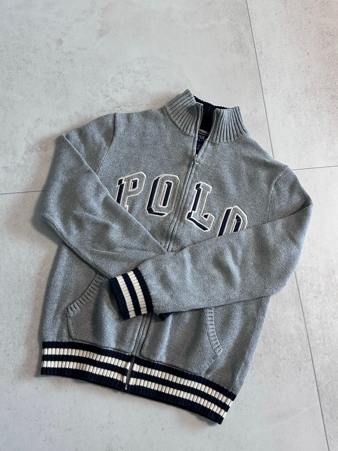 Polo 니트집업 상품이미지2