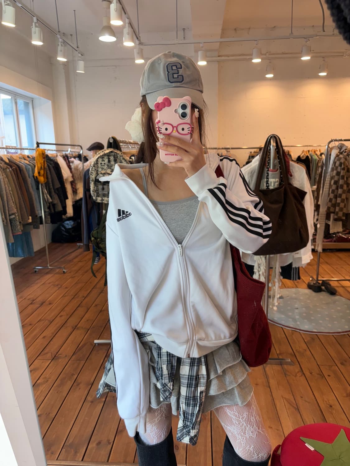 아디다스 화이트 블랙 져지 상품이미지4