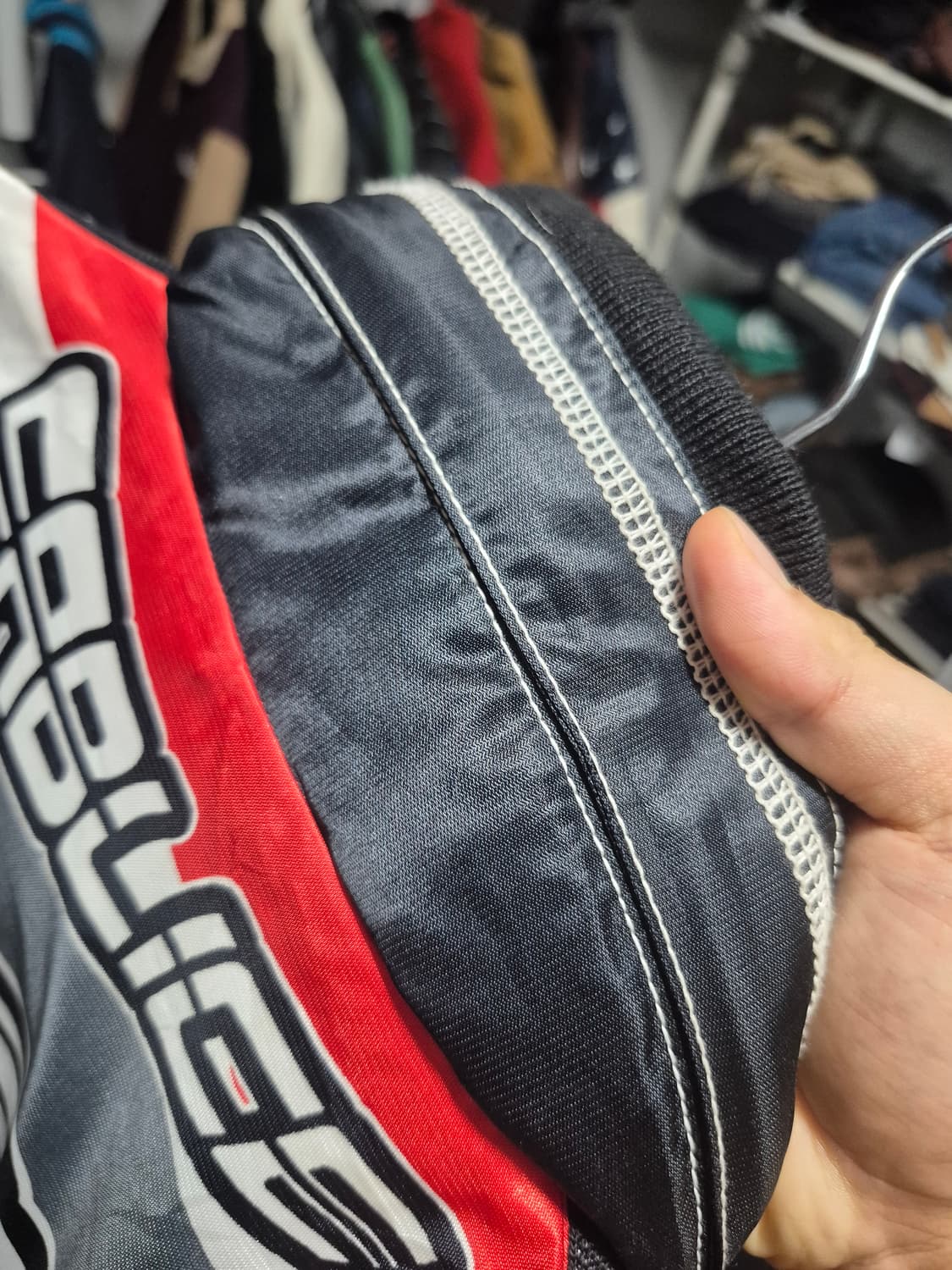 (희귀)90's FABLICE 신슐레이트 하프 집 풀 프린트 스키 자켓 상품이미지6