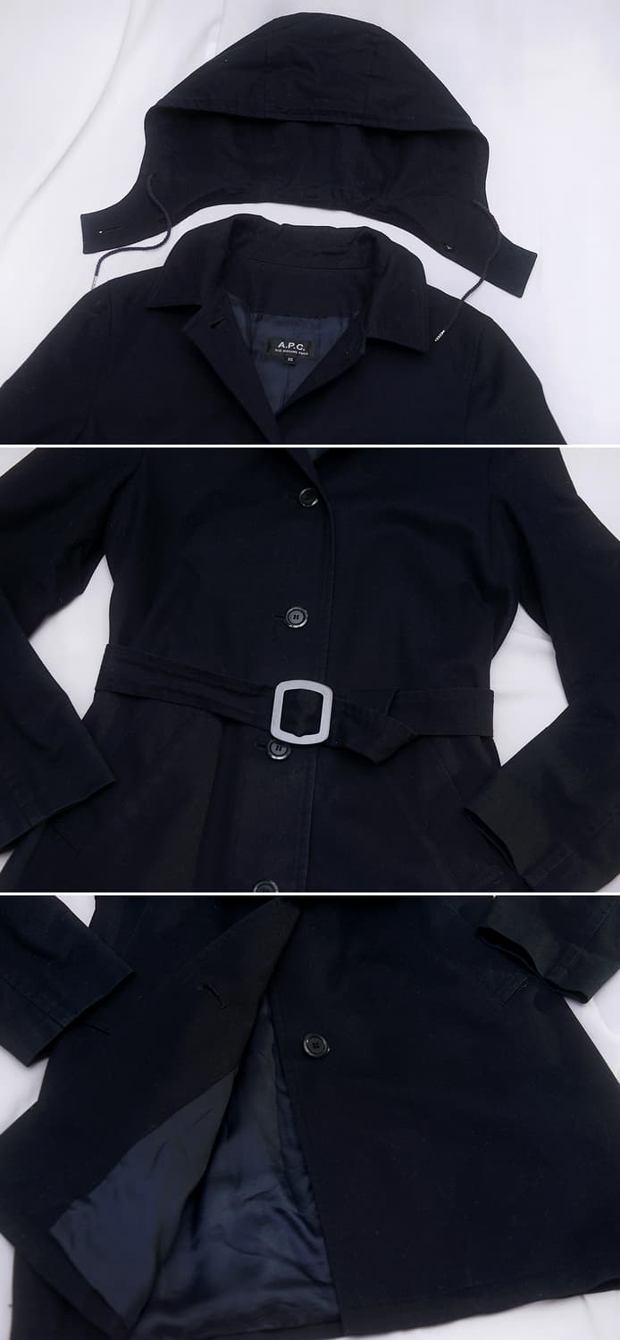 아페쎄 (A.P.C) 후디드 코튼 프렌치 코트자켓 (XS / 85-90) 상품이미지4