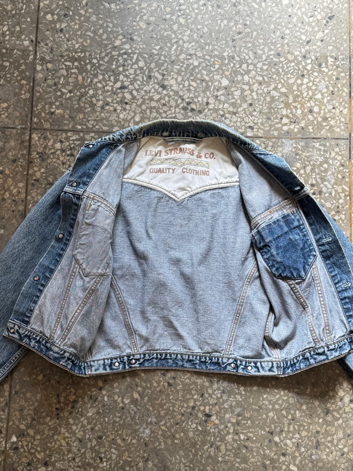 80s 리바이스 3세대 데님 트러커 자켓(O77) 상품이미지6