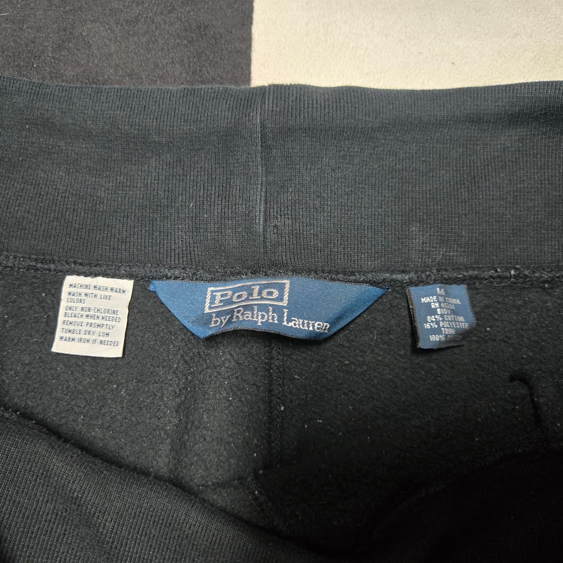 M 폴로랄프로렌 스웻 팬츠 블랙 상품이미지3