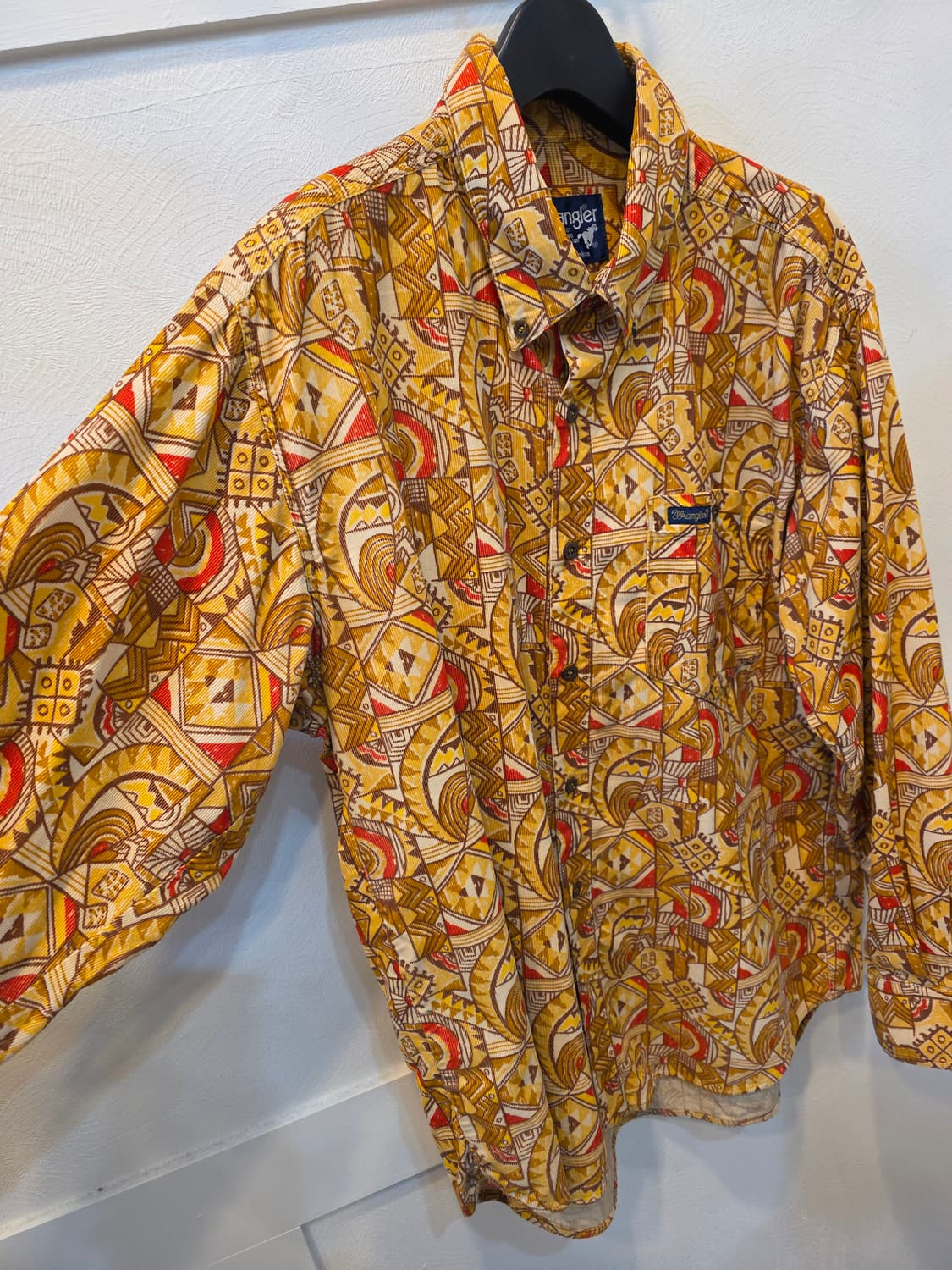 랭글러 코듀로이 빈티지패턴 셔츠 L 상품이미지7